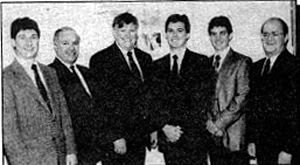 Chasse family of chiropractors: Dan, Roland, Marc, Carl, Kevin, and Tom. - Copyright – Stock Photo / Register Mark
