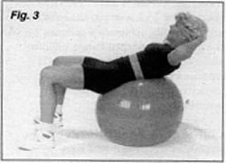 Woman excercising with ball. - Copyright – Stock Photo / Register Mark