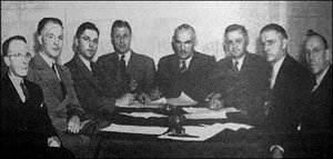 Doctors in Dominion Chiropractic Council in 1943 - Copyright – Stock Photo / Register Mark