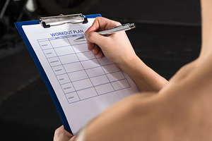 workout plan - Copyright – Stock Photo / Register Mark