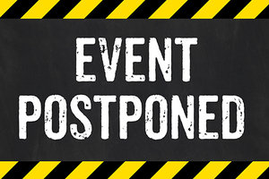 event postponded - Copyright – Stock Photo / Register Mark