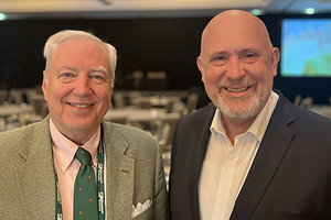 David O'Bryon with Dr. Richard Brown - Copyright – Stock Photo / Register Mark