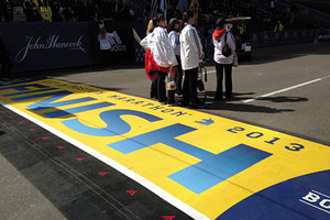 Boston Marathon - Copyright – Stock Photo / Register Mark