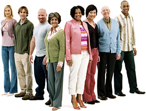 Happy Chiropractic Patients - Copyright – Stock Photo / Register Mark