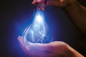 lightening in a bottle - Copyright – Stock Photo / Register Mark