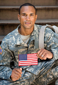 military man - Copyright – Stock Photo / Register Mark