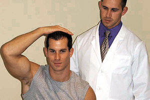 shoulder abduction test - Copyright – Stock Photo / Register Mark