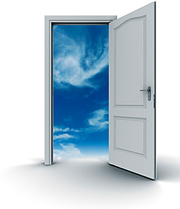 open door - Copyright – Stock Photo / Register Mark