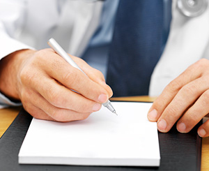 writing prescription - Copyright – Stock Photo / Register Mark