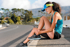 sprained ankle - Copyright – Stock Photo / Register Mark